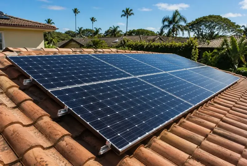 Installation de panneaux solaires à Saint-Mamert-du-Gard